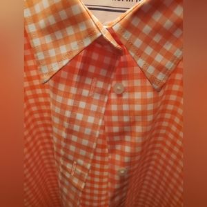 New Ralph Lauren Checkered Button down Blouse